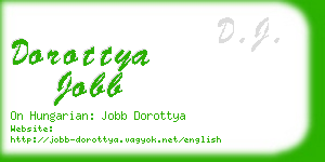 dorottya jobb business card